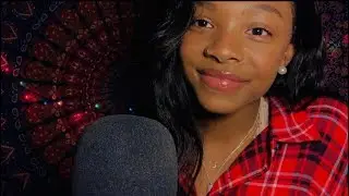ASMR mic pulling + semi inaudible whispers + 👅 clicking