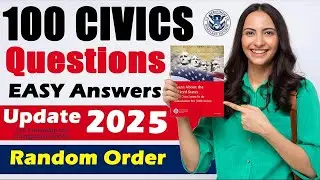 [2024 Update] 100 Civics Questions and answers For the U.S Citizenship Test N-400 Interview!!
