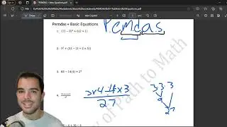 If You Haven't Done Math in 10 Years... PEMDAS