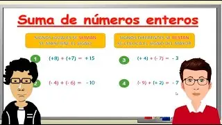 Suma de números enteros | Matemática