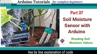 Soil Moisture sensor with Arduino | How to read soil moisture values [with code Explained]