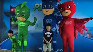 PJ Masks Characters Meet and Greet at Sesame Place