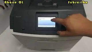 LEXMARK MS810 Silindir Kiti Resetleme