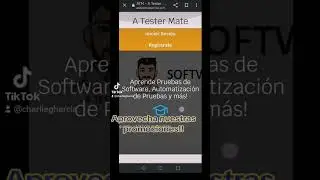aprovecha los cursos en ATesterMateOficial.com