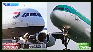 World Update XVII | UK & Ireland | MSFS 2020 LIVE | Fenix A320 | VATSIM