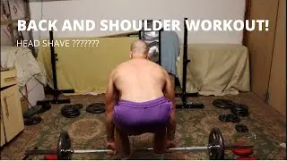 BACK AND SHOULDERS WORKOUT