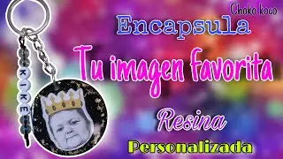 Encapsulado en resina / resina personalizada / llavero de resina
