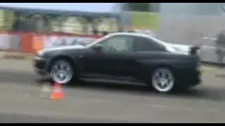 Nissan Skyline GT-R34 Vs. Mazda GT-R AWD Drag Race