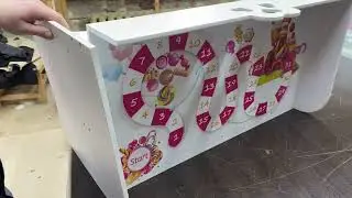 Скамья с ящиками для игрушек. Видео-сборка.