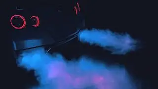 Blender GTR exhaust burn_test