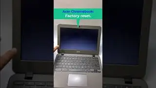 How to factory reset an Acer Chromebook. 
