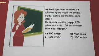 4.sınıf matematik yeni nesil sorular (bursluluk sınavlarına hazırlık) @okulcu #4sinif #matematik