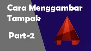Cara Menggambar Tampak Part-2 (Atap Pelana, Kusen, Topi-Topi)