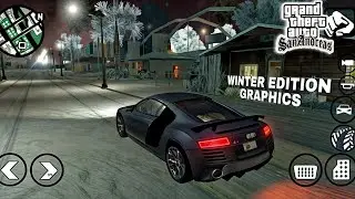 🥶 GTA San Andreas Winter Edition Graphics Mod Android | GTA SA ANDROID