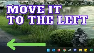 Move Windows 11 start menu to the left