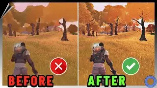 Fix Fortnite glitch in 20 sec • non rendered trees or textures not loading properly