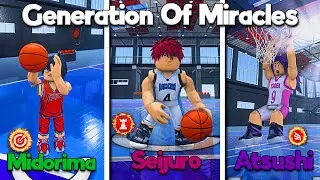 I Put The Generation Of Miracles In Roblox Basketball & THIS HAPPENED!!