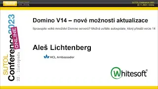 Domino V14 – nové možnosti aktualizace (SUTOL Conference 2023)