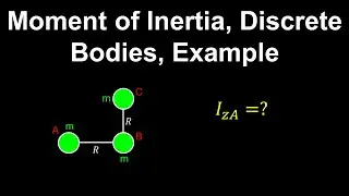Moment of Inertia, System of Particles, Example - Physics