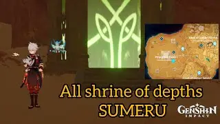semua lokasi Shrine Of Depths Key sumeru | GENSHIN IMPACT