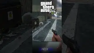 Cats Reacting To Gun Fire - GTA 5 | Attention To Detail