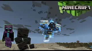 Minecraft - Taking out the WITHER and surviving the NETHER FORTRESS to farm WITHER SKELETONS!