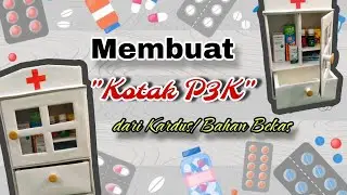 Membuat Kotak Obat P3K dari Kardus Bahan Bekas | #kotakp3k #kotakobat #bahanbekas #diybahanbekas