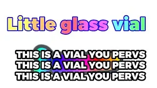 Little glass vial || Sans Aus || Ft. Ink Sans || Ibispaint / Gacha Club ||
