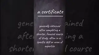 a degree or a certificate #shorts #english  #ege
