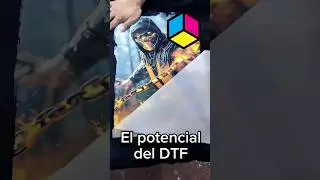 🦂🤜 ¡El potencial de la impresión DTF usando semitonos! #dtf  #dtfhalftone #semitonodtf #dtfprinting