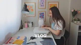 VLOG | Dikiş , sohbet, günlük ev hali, Patchwork yapıyorum