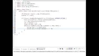Open a File Dialog Box (Java)
