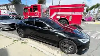 Engine 20 responding to a L1 Traffic Collision