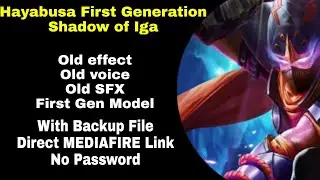 Hayabusa First Generation Shadow of Iga script Old effect First Gen Model | MLBB