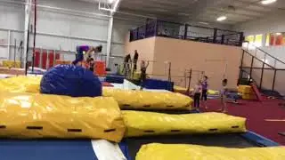 Tramp Station For Flipping And Twisting Featuring Bags Of Old Foam -Bob The Blobs, Rollie Pollies,
