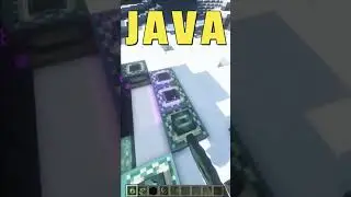 Minecraft Java Vs Bedrock. #shorts