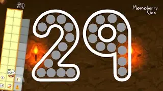 Numberblocks 29 Magic Run - Numberblocks Twenty Nine Adventure | Number Counting Go Explore