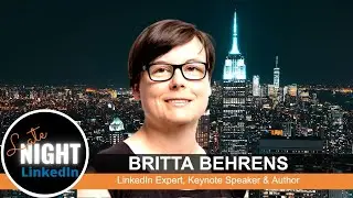 Britta Behrens spricht über das Thema Social Selling auf LinkedIn - Late Night LinkedIn Show