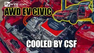 Rywire EV Honda Civic SEMA 2024 builds cooled by CSF