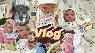 Vlog 🎀// Walk with a reborn 🏖️// Nika is being capricious 😱// a bird marked the stroller 🦅// NEW ...