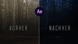 Tag-zu-Nacht-Transformation mit Adobe After Effects ohne Plugins.