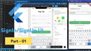 Sign and SignUp Screen UI in Flutter | Part 01