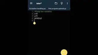 Python Program to Swap Two Variables