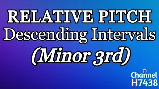 Relative Pitch EAR TRAINING Descending Intervals: Minor 3rd with scoresheet for SOLFEGGIO