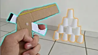 Como fazer uma ARMA que ATIRA ELÁSTICOS