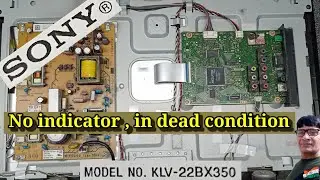 SONY KLV-22BX350 No Indicator // Sony LED TV no Picture #ledtv #sony #halderradio