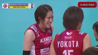 Megawati Hangestri RED SPARKS melawan tim voli Jepang