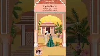 Destination Save The Date || Rajasthani Theme Save The Dates