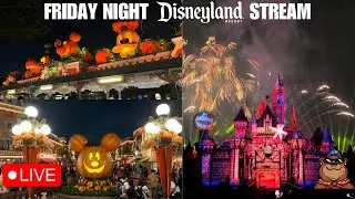 🔴 Live: Friday Night Stream at Disneyland - Halloween Screams and Rides