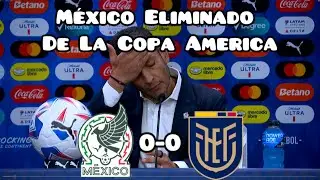 Mexico 0 Ecuador 0 Conferencia De Prensa Con Jaime Lozano #copaamerica2024
